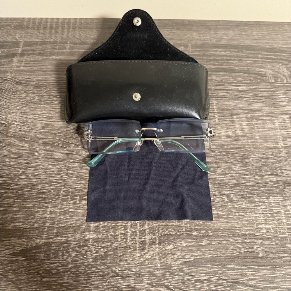 SHEIN Gradient Rimless Sunglasses - Picture 2 of 2